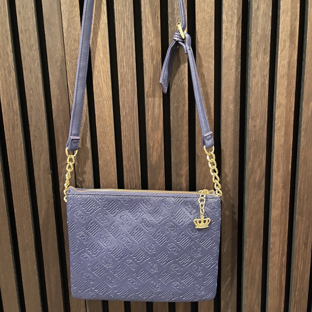 Juicy by Juicy Couture - Purple Purse w. Gold JUICY Letters - Picture 3 of 10